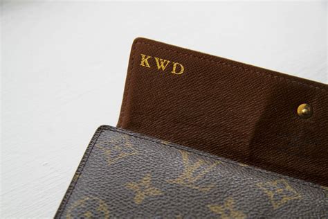 louis vuitton wallet hot stamping|Louis Vuitton canvas service.